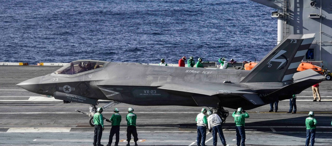 F-35C παραλίγο να καταλήξει στη θάλασσα μετά από απονήωση